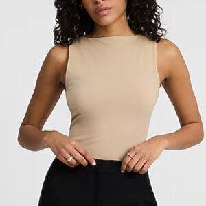 Body Contour Stretch Cotton Tank